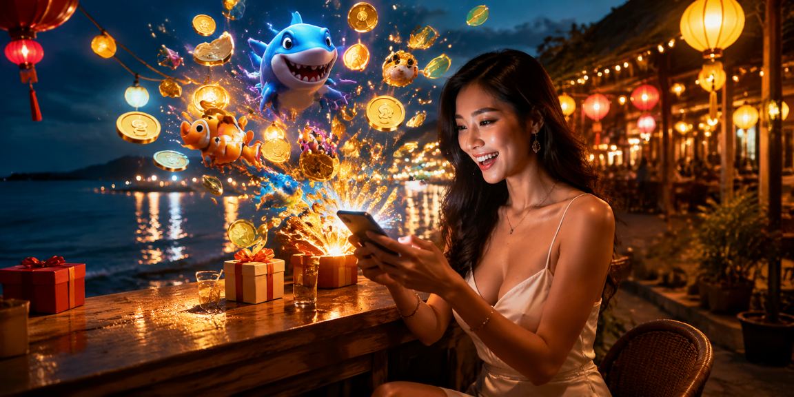 Người dùng truy cập ct4 trên điện thoại tại phố cổ Hội An về đêm