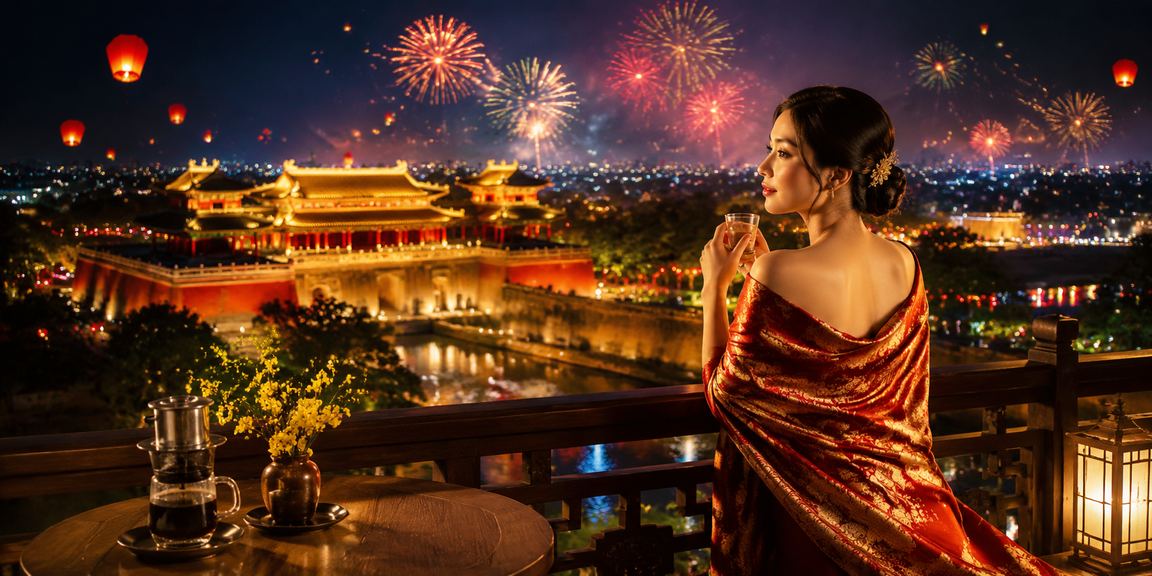 Người chơi casino trực tuyến tại quán cà phê Huế với không khí cổ kính