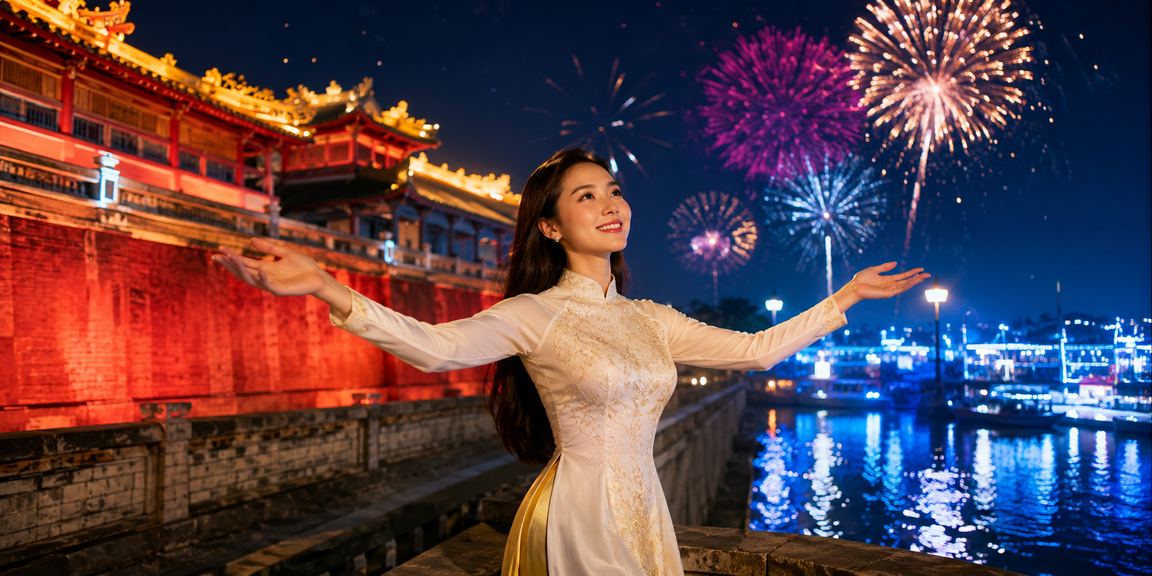 Lễ hội xổ số sôi động tại Huế với nhiều người tham gia và không khí vui tươi